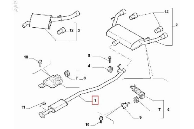 Picture of EXHAUST   PIPE