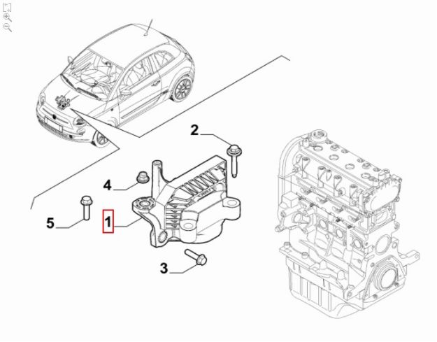 Picture of MOTORSTEUN RECHTS 1.0