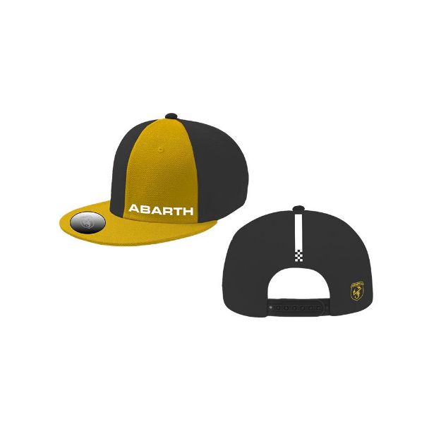 Picture of ABARTH CAP ZWART/GEEL KIDS